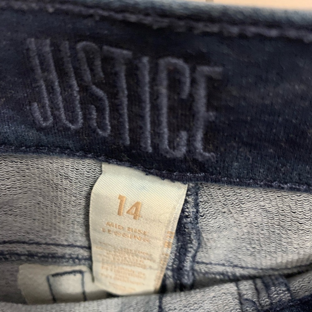 Justice Girls Rhinestone Jeggings - Picture 4 of 4